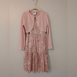 Macy's Rare Editions Girls Sequin Dress